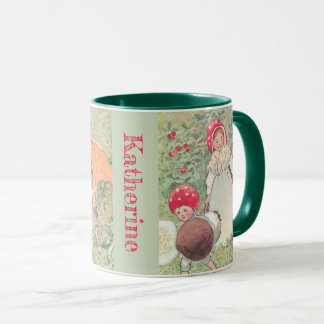 Personlig Mushroom Fairytale Elsa Beskow Mugg
