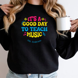 Personlig Music Lärare Färgfläcka sötskjorta T Shirt