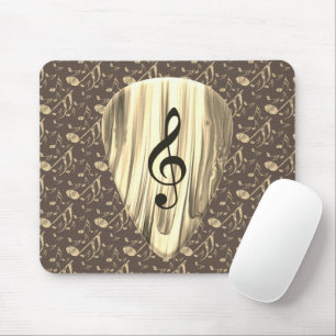 Personlig Music Note Gitarr Plektrum Musmatta