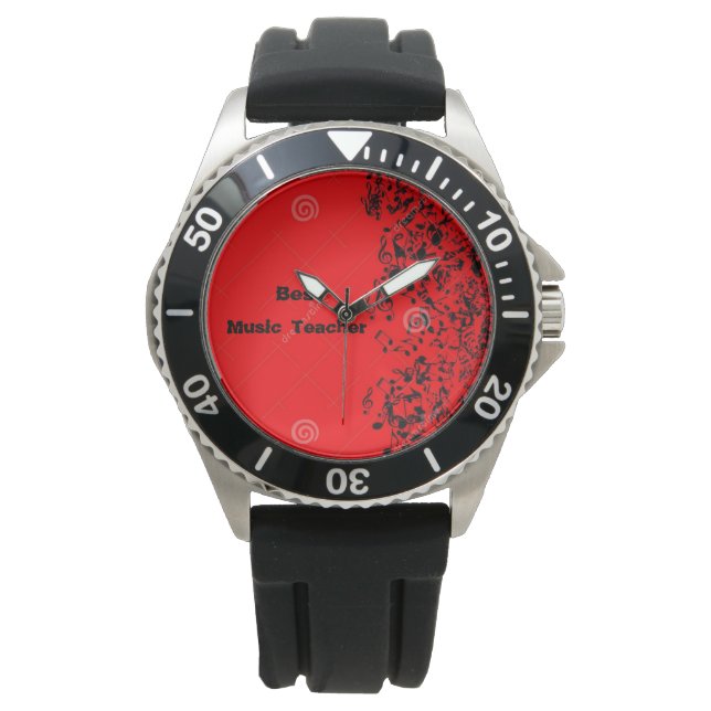Personlig Music Tema Armbandsur (Framsida)