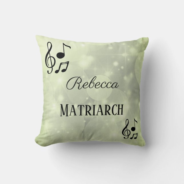 Personlig Musical Matriarch Mor Kudde (Framsida)