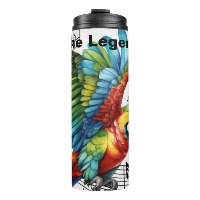Personlig Musical Parrot Tumbler (Framsida)