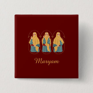 Personlig Muslimah Illustration-knapp Knapp