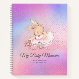 Personlig MY BABY MEMORIES - Rabbit Ballerina
