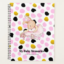 Personlig MY BABY MEMORIES - Rabbit Ballerina