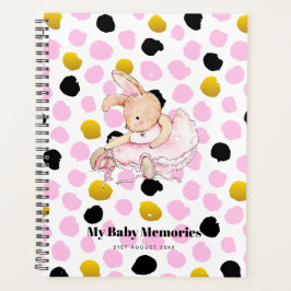 Personlig MY BABY MEMORIES - Rabbit Ballerina