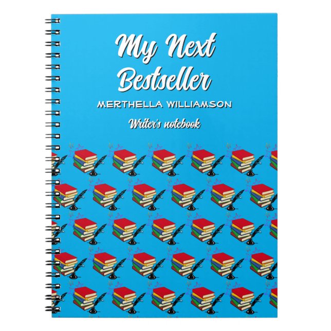 Personlig MY NEXT BEST SELLER Writers Anteckningsbok (Framsidan)