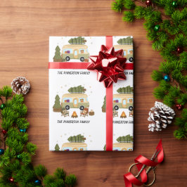 Personlig Mysig Jul-Camper Presentpapper