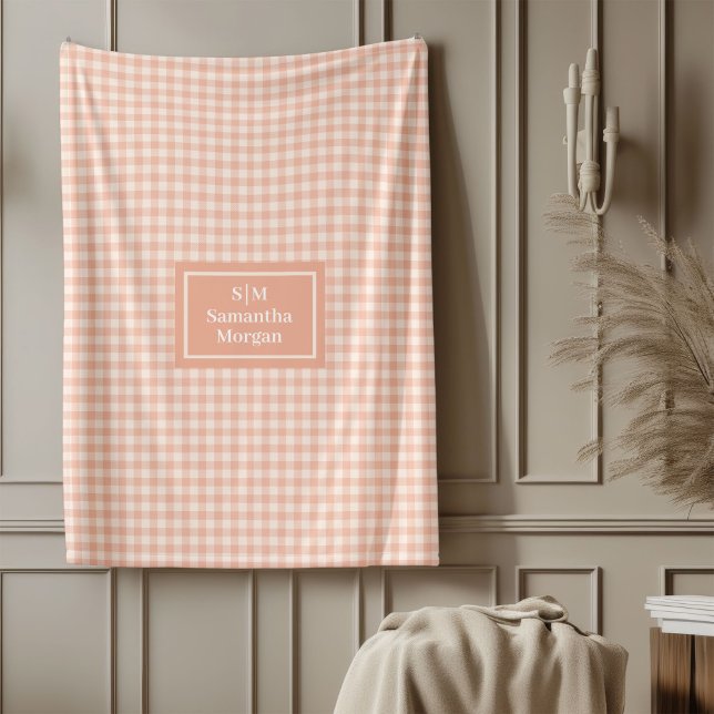 Personlig Mysig Modern Filt Chic Estetik (Personalized Cozy Blanket Chic Modern Aesthetic)