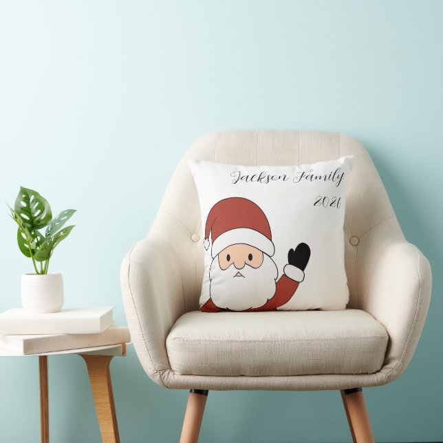 Personlig Mysig Tomte Jul Kudde (Stol)
