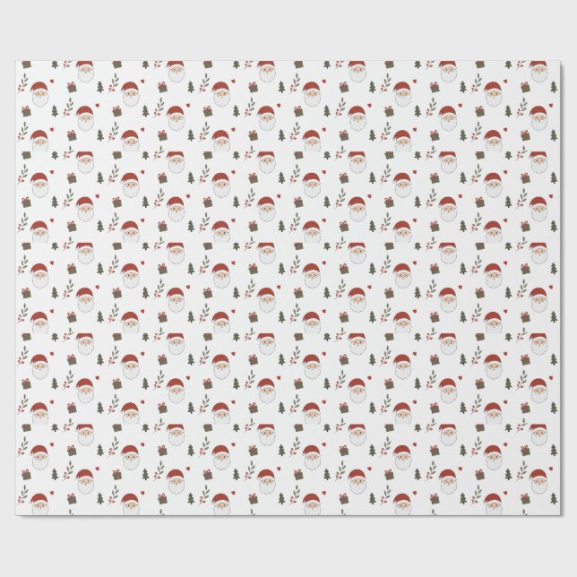 Personlig Mysig Tomte Jul Presentpapper (Platt)