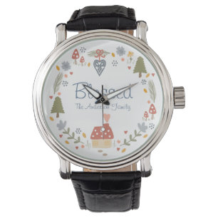 Personlig: Mysigt Land Cottage Hygge Armbandsur