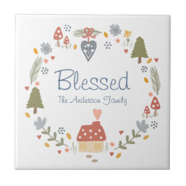 Personlig: Mysigt Land Cottage Hygge Kakelplatta