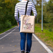 Personlig Mystical Boho Lavender Anemone Måne