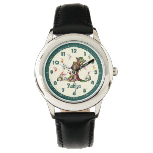 Personlig Mystical Fairy Cottage Fantasy Forest Armbandsur