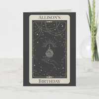 Personlig Mystical Navy Tarot Fortune Birthday