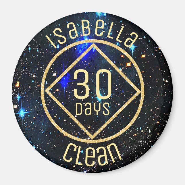 Personlig NA Narcotics Anonymous any days card Magnet (Framsidan)