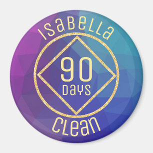 Personlig NA Narcotics Anonymt ren tid Magnet