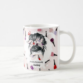 Personlig Nagel Tech Life Mugg