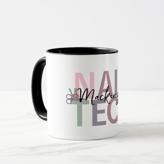Personlig nageltekniker mugg (Framsida vänster)