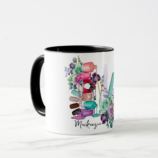 Personlig nageltekniker mugg (Framsida vänster)