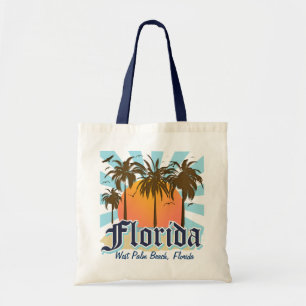 Personlig (någon stad eller strand) Florida Tygkasse