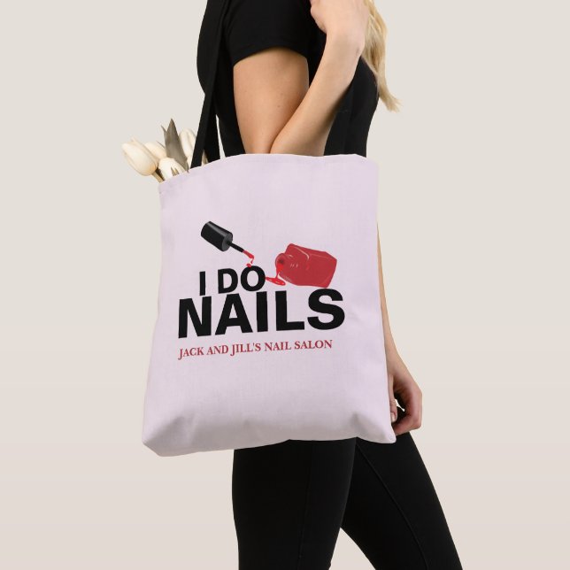 Personlig Nail Technician Tygkasse (Närbild)