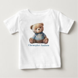Personlig Nalle Cute Gift Pojke T Shirt