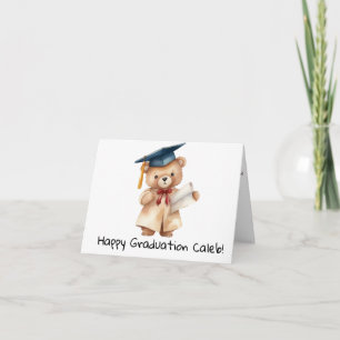 Personlig Nalle Kindergarten Studenten Kort