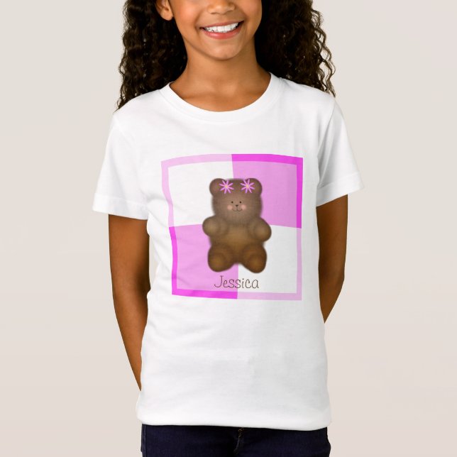 Personlig Nalle T Shirt (Framsida)