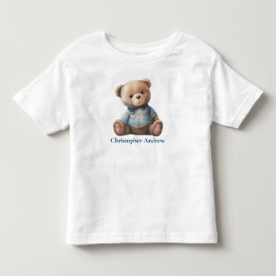 Personlig Nallebjörn Baby Pojke Söt Present T Shirt
