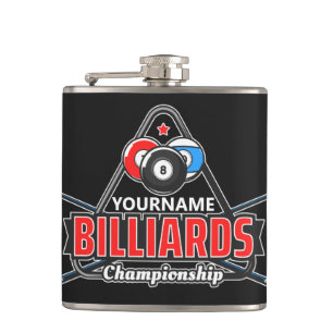Personlig NAME Biljard 8 Ball Pool Körack Fickplunta