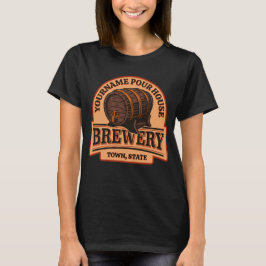 Personlig NAME Gammal Ekfat Ölfat Bryggeri T Shirt