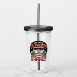 Personlig NAME Klassisk Bilgarage Anpassad Butik Take Away Mugg