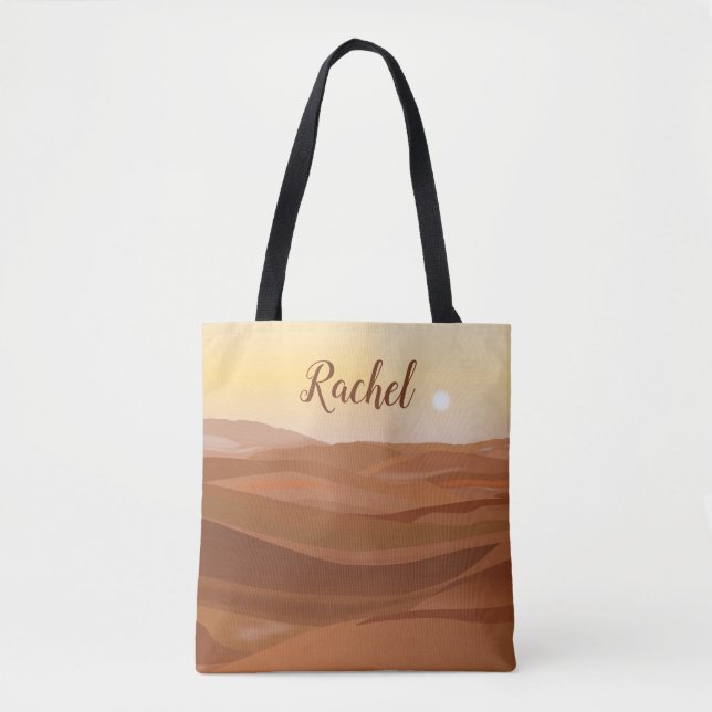 Personlig Namibian Desert Tote Bag Tygkasse (Framsida)