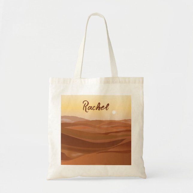 Personlig Namibian Desert Tote Bag Tygkasse (Framsidan)