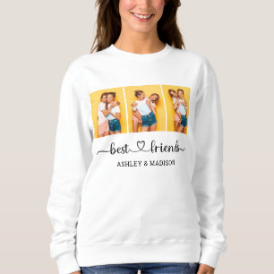 Personlig Namn 3 Photo Collage Best Friends T Shirt