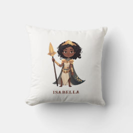 Personlig Namn African Little Knight Warrior Kudde