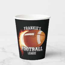 Personlig NAMN American Football Flames Sports