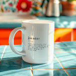 Personlig Namn Anpassningsbar Definition | 3 Foto Kaffemugg<br><div class="desc">En underbar gåva till din bestie. Berätta för din bestie hur väl du känner henne med den här toppen, söta och coola namndefinitionen mugg! Modern 3-fotokollagedesign. Varje mugg kan vara lätt skräddarsytt för alla intressen som du är medveten för. Bortsett från den framtida användan att dricka kaffe kan mugg vara...</div>