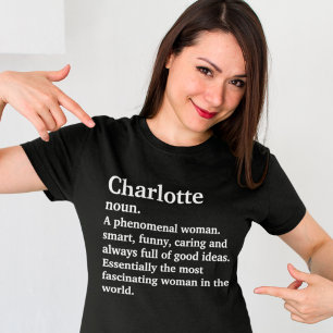 Personlig Namn Anpassningsbar Definition T Shirt
