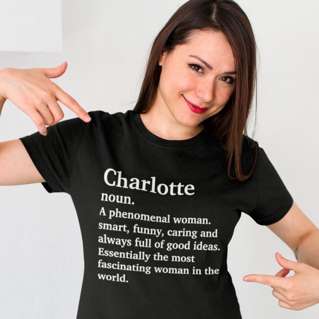 Personlig Namn Anpassningsbar Definition T Shirt (Skapare uppladdad)