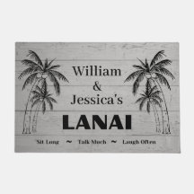 Personlig Namn Anpassningsbar Lanai Tropical Handf