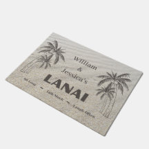 Personlig Namn Anpassningsbar Lanai Tropical Handf