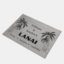 Personlig Namn Anpassningsbar Lanai Tropical Handf