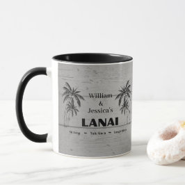 Personlig Namn Anpassningsbar Lanai Tropical Handf Mugg