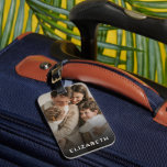 Personlig Namn Anpassningsbar Photo Bagagebricka<br><div class="desc">Personligens bagagemärken gör underbara gåvor till tillfällen. Anpassa med ett foto och valfri namn eller formulering. Denna anpassningsbar bagagetapp kommer att ge en underbar gåva till födelsedagar, julklappar, mors dag, fars dag, studenten eller andra särskilda tilldragelser. Eller skapa en åt dig själv för att lägga till en personlig beröring i...</div>
