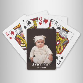 Personlig Namn Anpassningsbar Photo Casinokort