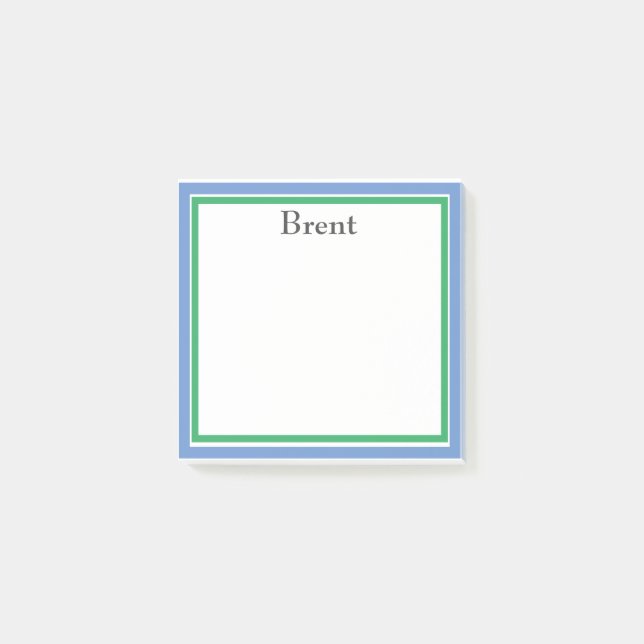 PERSONLIG namn anteckningar Post-it Block (Framsida)