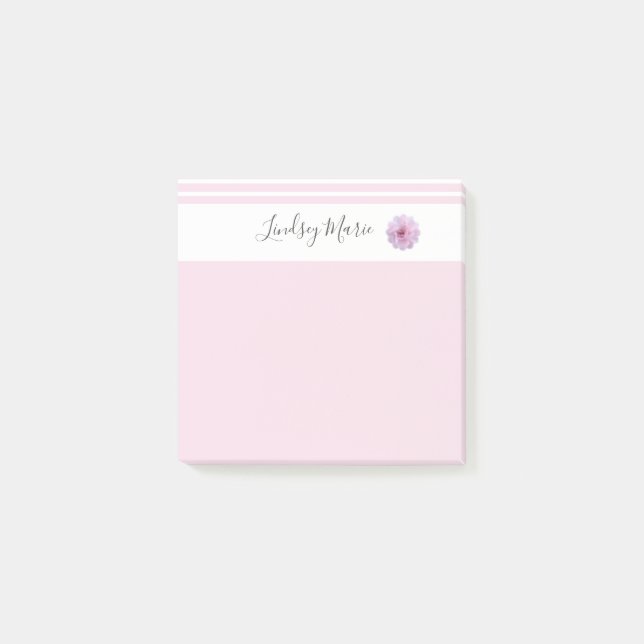 PERSONLIG namn anteckningar Post-it Block (Framsida)